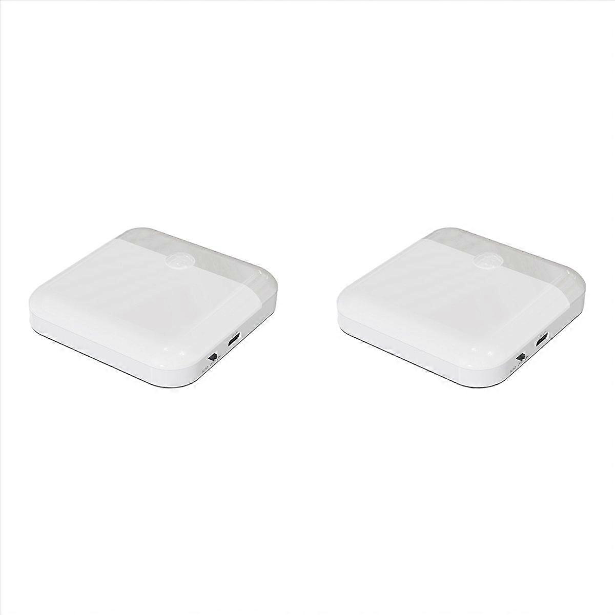 2 Pack LED Rechargeable Motion Sensor Light, for Closet Cabinet Stair