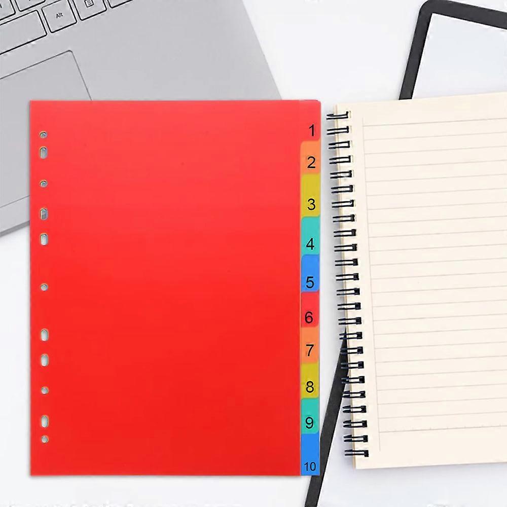 10/21pcs binder dividers, 1-10 numbers, A-YZ letters label notebook dividers, suitable for 2/3/4/11 ring binders.
