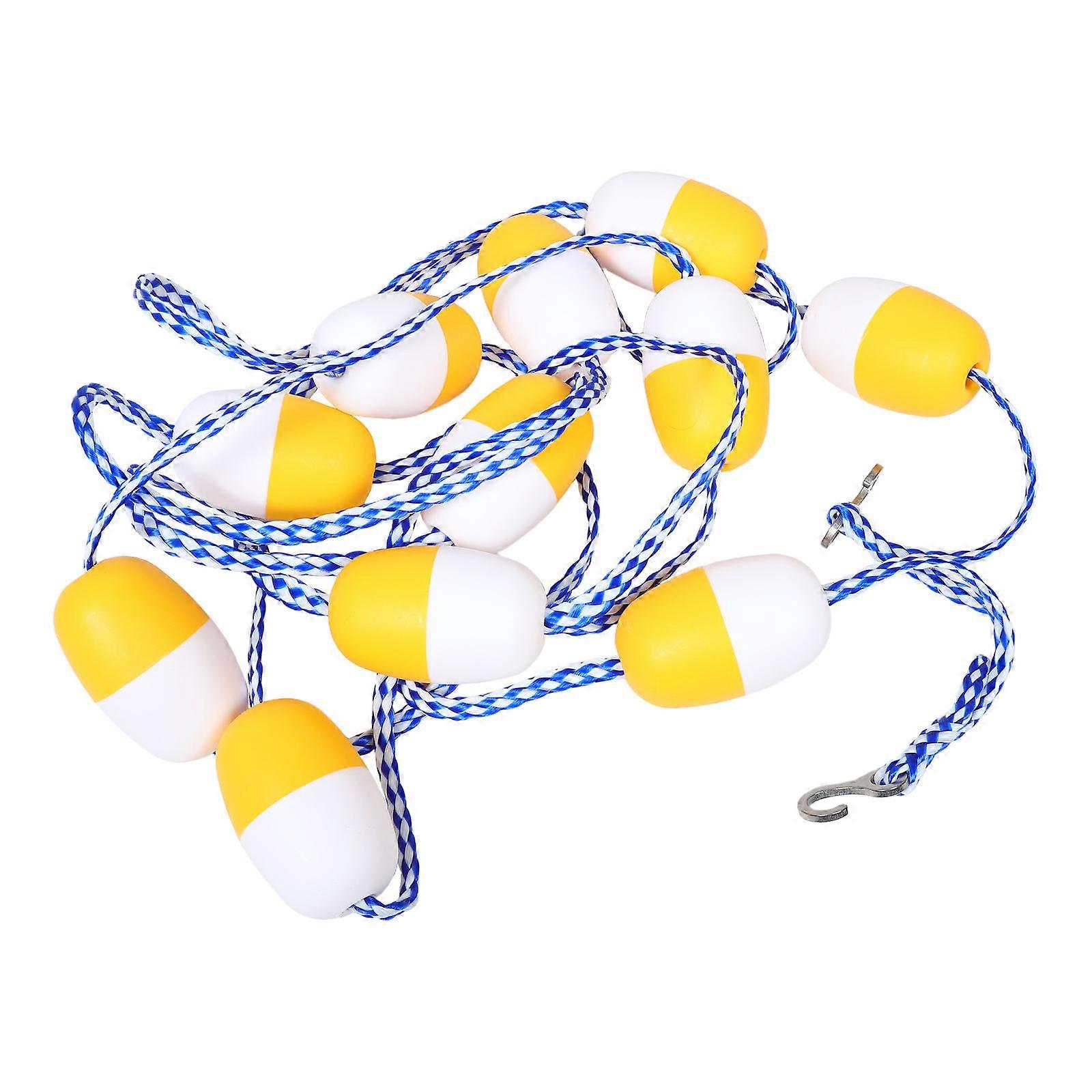 Swimming Pool Divider Line 1 Set Floating Buoy Line Practical Pool Marker Rope