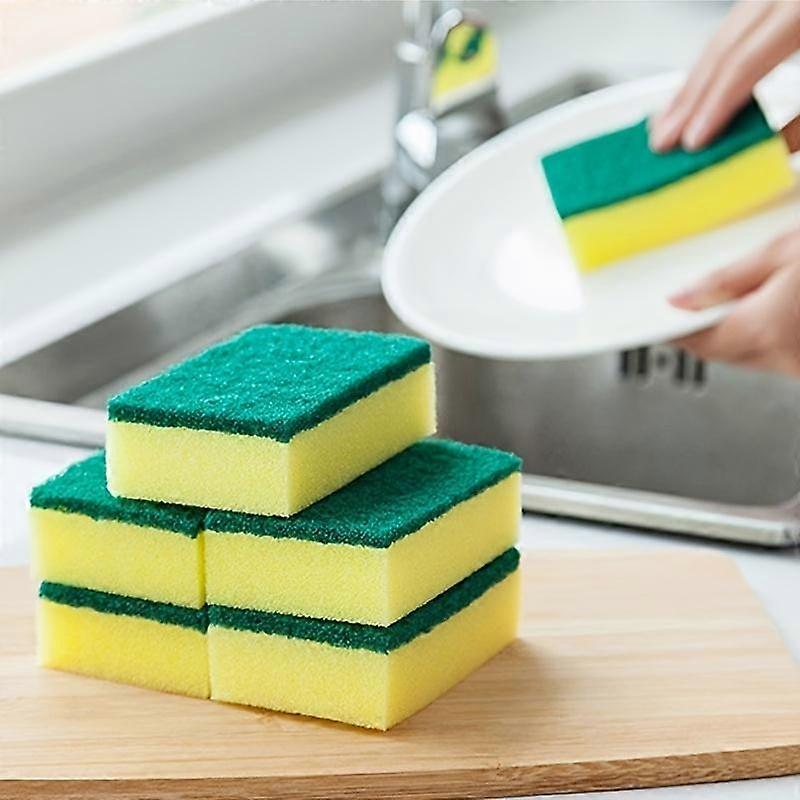 10 Pcs Kitchen Cleaning Sponge, Multi Purpose Cleaning Sponge for Tableware, Environmentally Friendly and Non-Scratch, Scrubbing Magic Spong