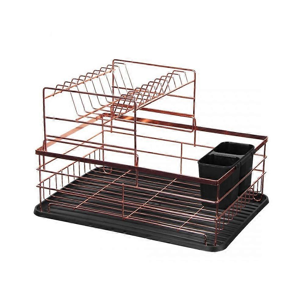 Brunbeste dish drying rack with drainer and tray 50473