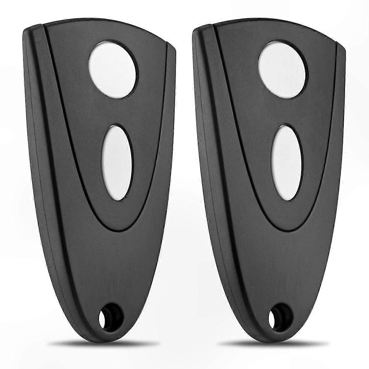 2-Pack 433MHz Wireless Remote Control for Garage Door Opener-Compatible with Various Systems