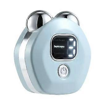 3 Levels Electric Facial Massager Adjustable EMS Microcurrent V-face Lifting Roller Skin Care Thermal Vibration