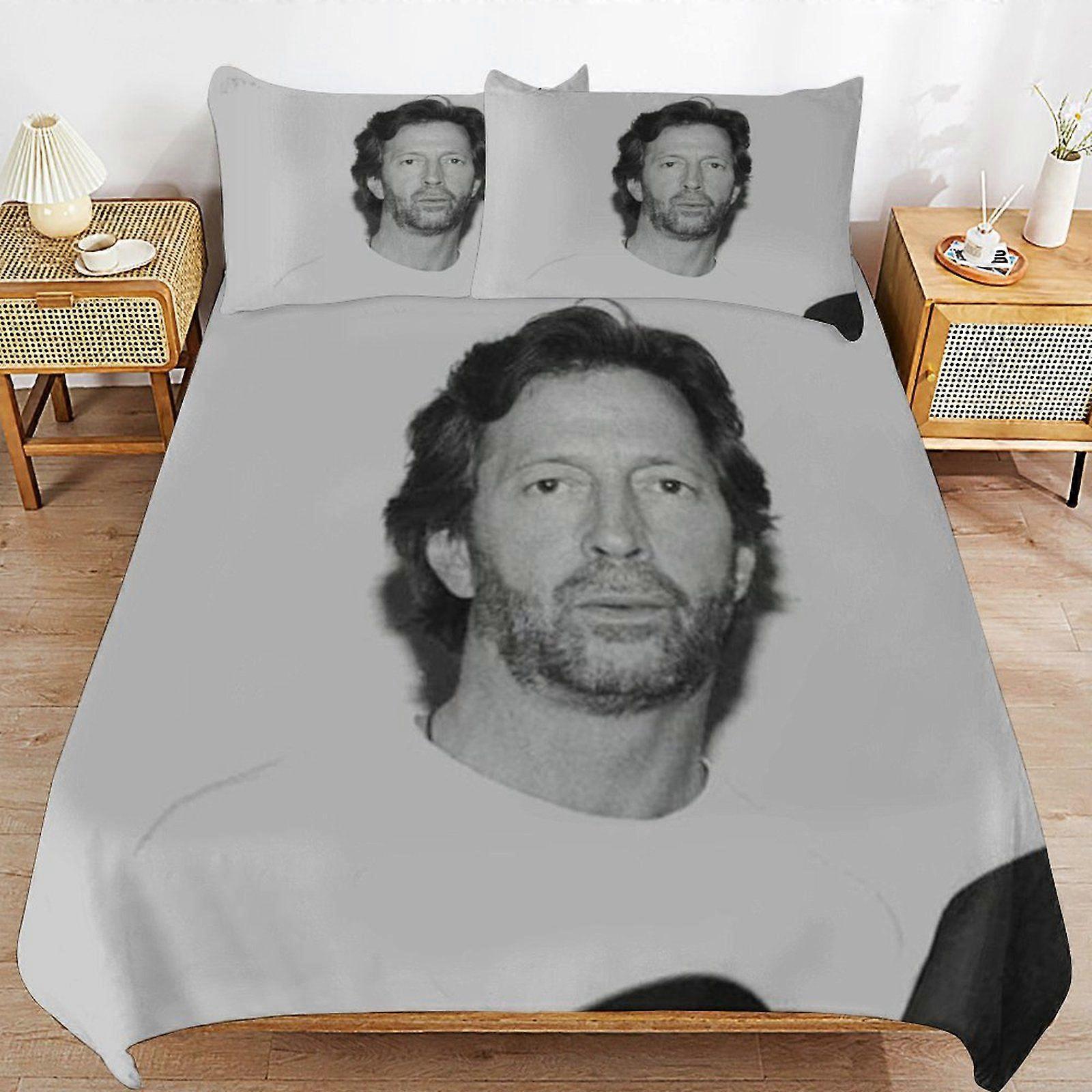 Eric clapton Consistent Comfort Durable Thread Weave Soft Zipper Duvet Cover Sets Machine Wash Safe