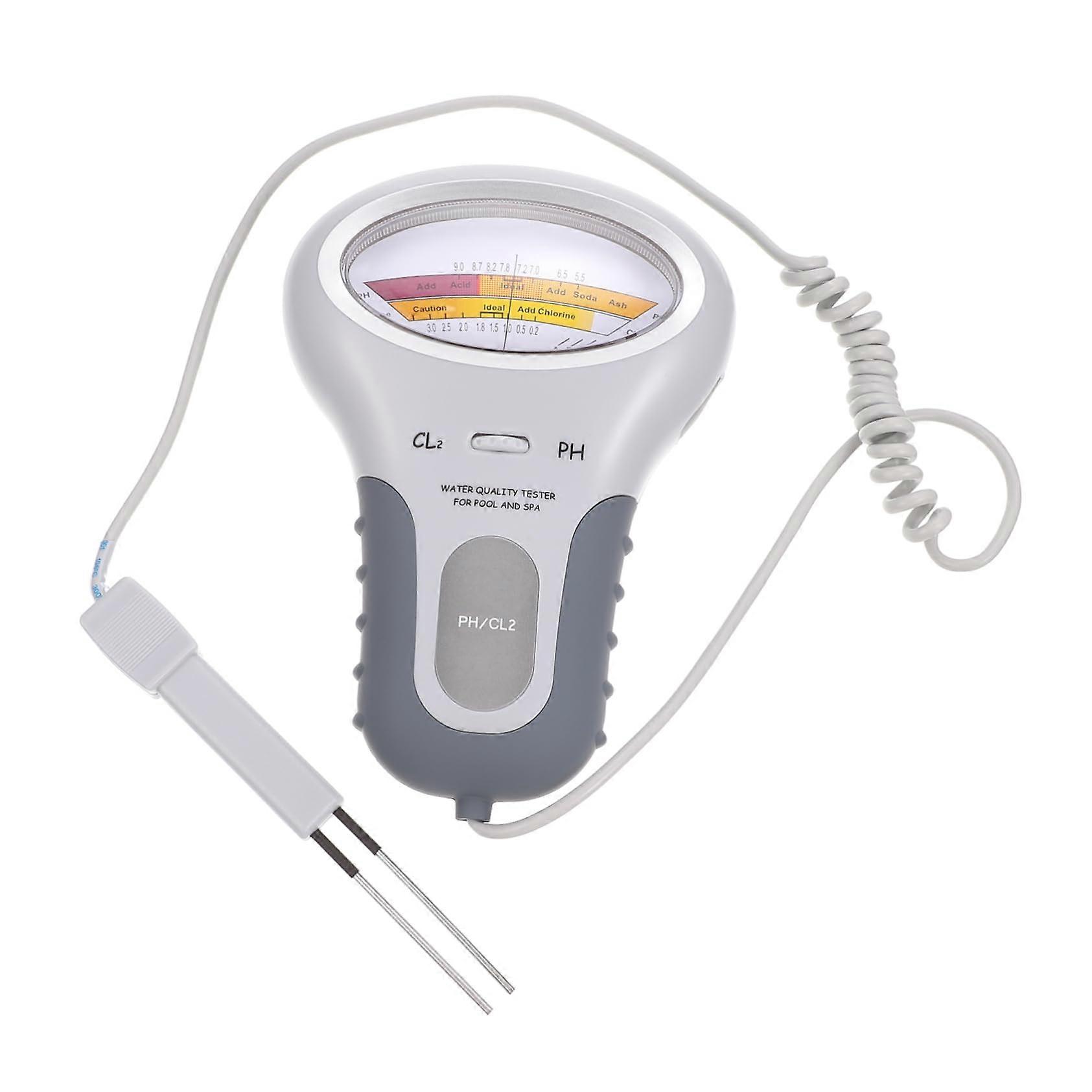 Pool Water Tester Digital pH Meter with Large Screen for Accurate Swimming Pool and Spa Analysis