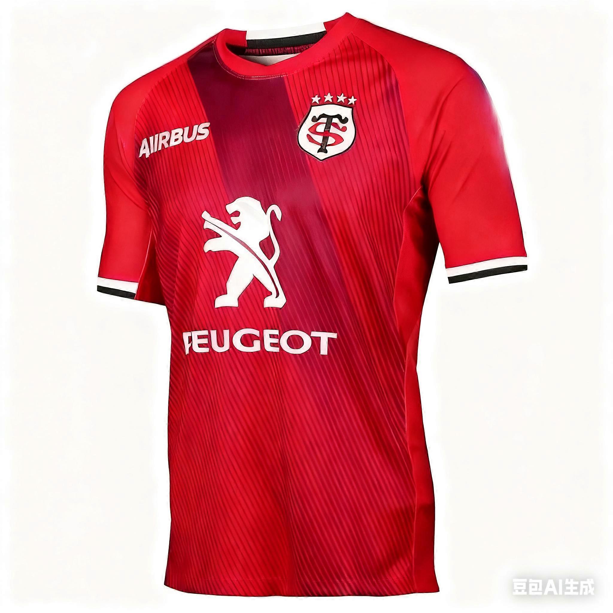 Nouveau maillot de rugby du stade de Toulouse, t-shirt décontracté pour homme, idéal pour les sports de plein air, confortable, à séchage rapide et à manches courtes. Tendance enfant.
