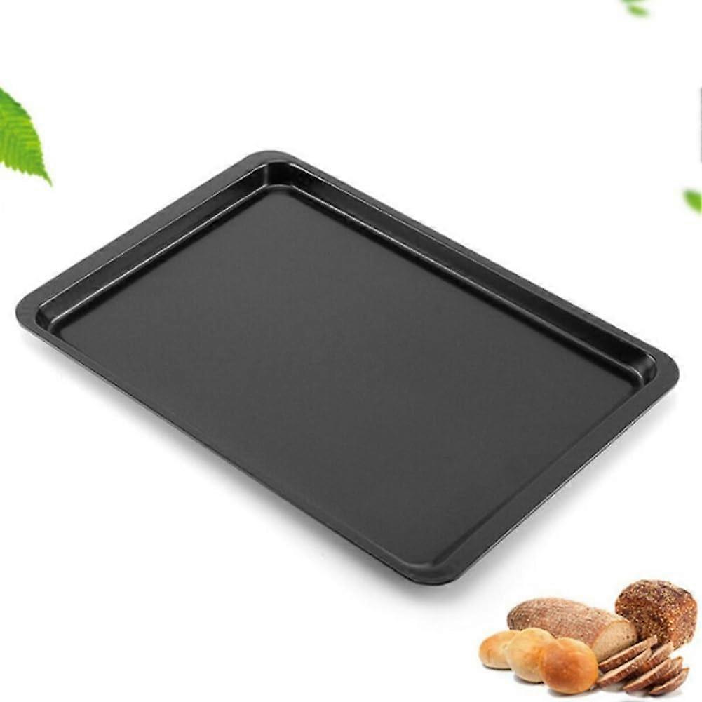14 Inch Non Stick Carbon Steel Baking Tray, Large Rectangular Cake Cookie Pan for Oven Use