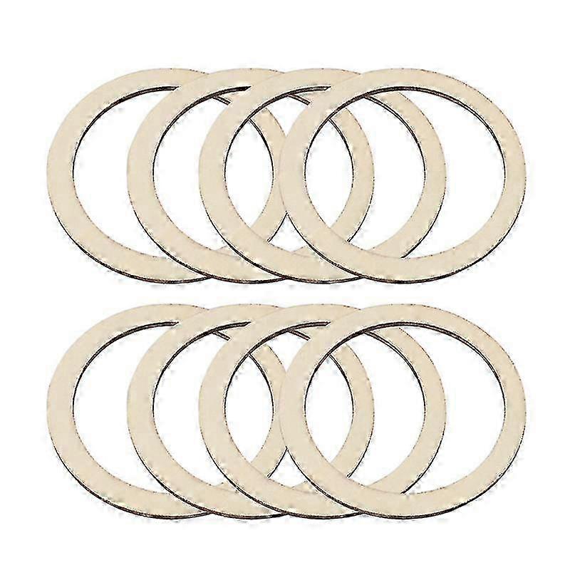 50pcs Hollowed Wooden Slice-c