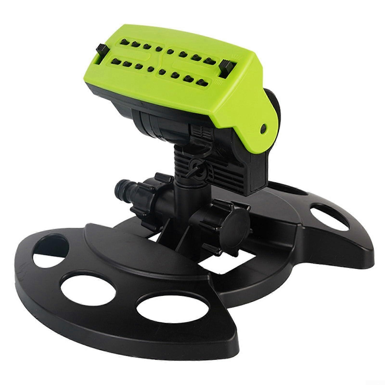 Garden Sprinkler with 360° Full Coverage, Adjustable Spray Range, Quick Hose Connection for Lawn