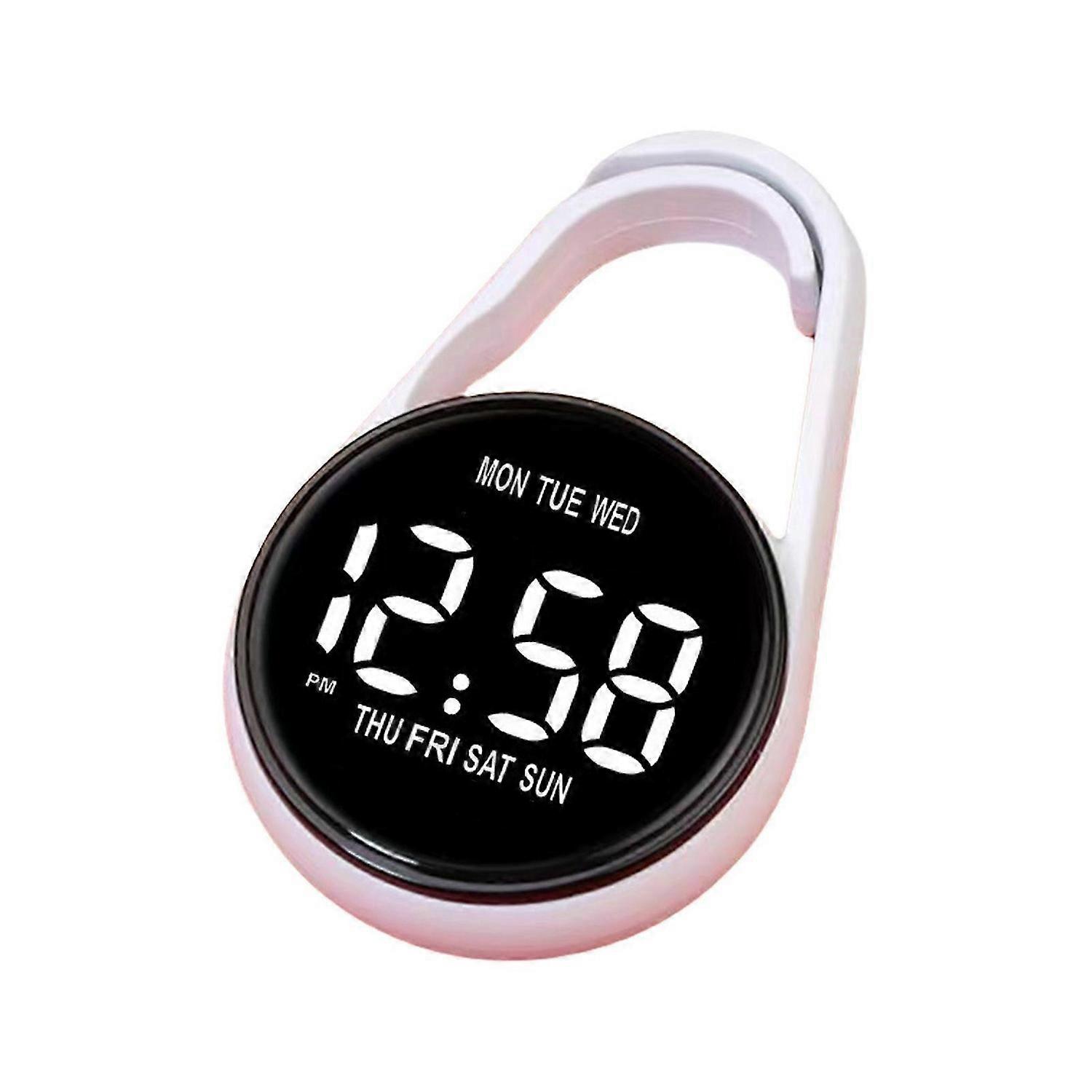 Compactly Waterproof Electronic Clock with Hook Features Touch screens Night lights Function For Learning Environment