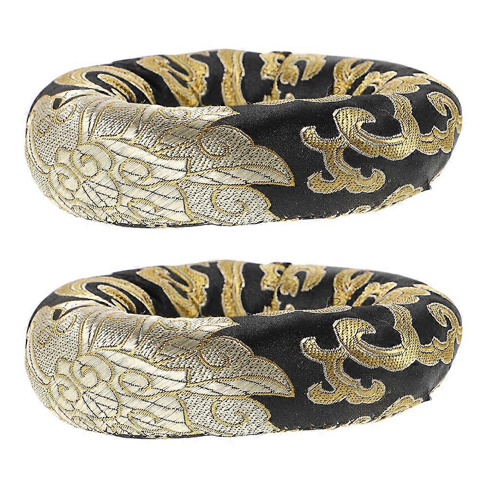 Singing Bowl Pad Stable Support Meditation Vibration Reduction 2Pcs