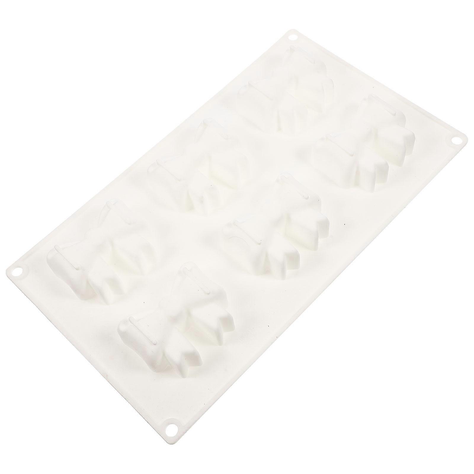 Lovely Bowknot Silicone Cookie Mold for Baking 6-Piece Mold Set