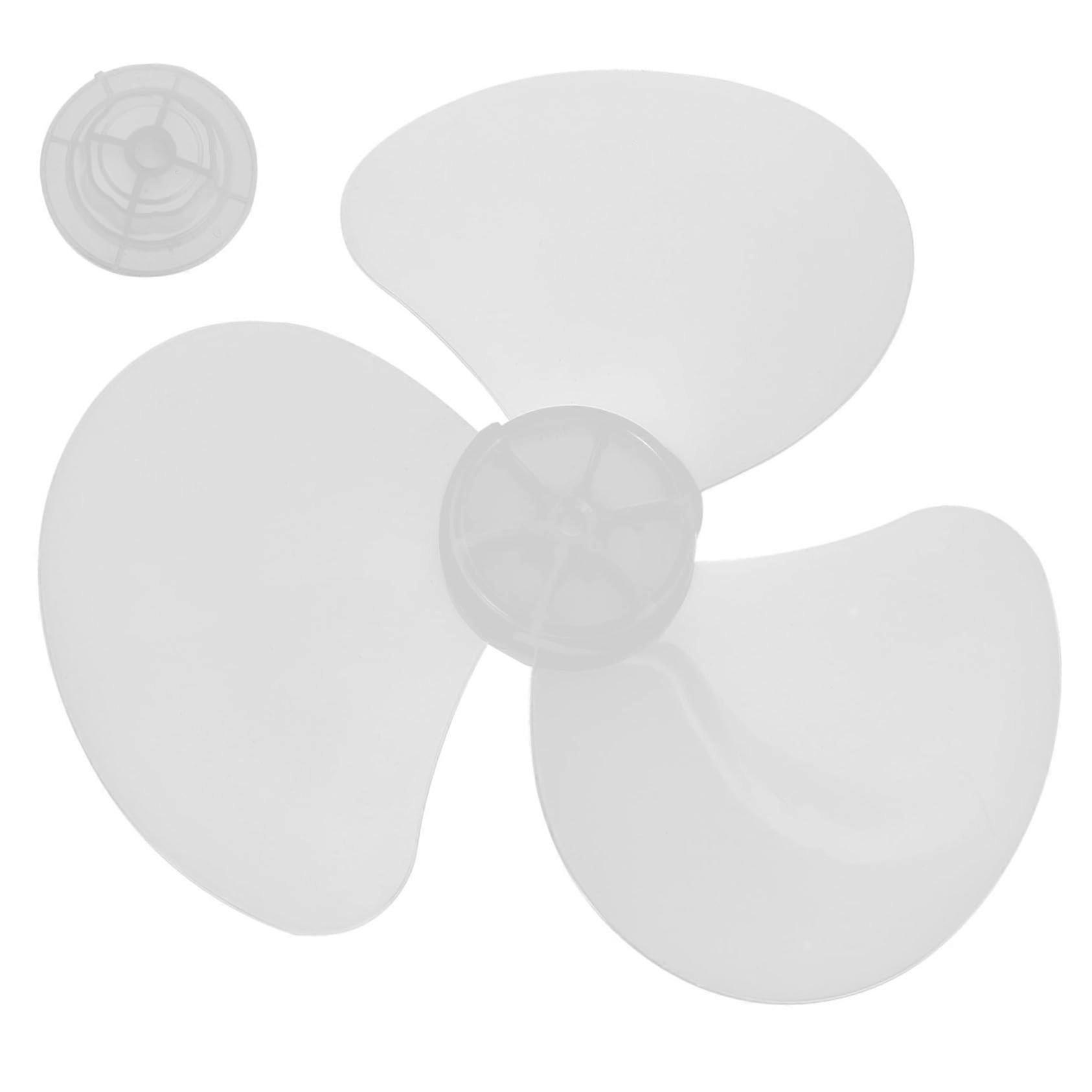 Pedestal Fan Blades Replacement Transparent Easy Install Universal Fit for Home Cooling