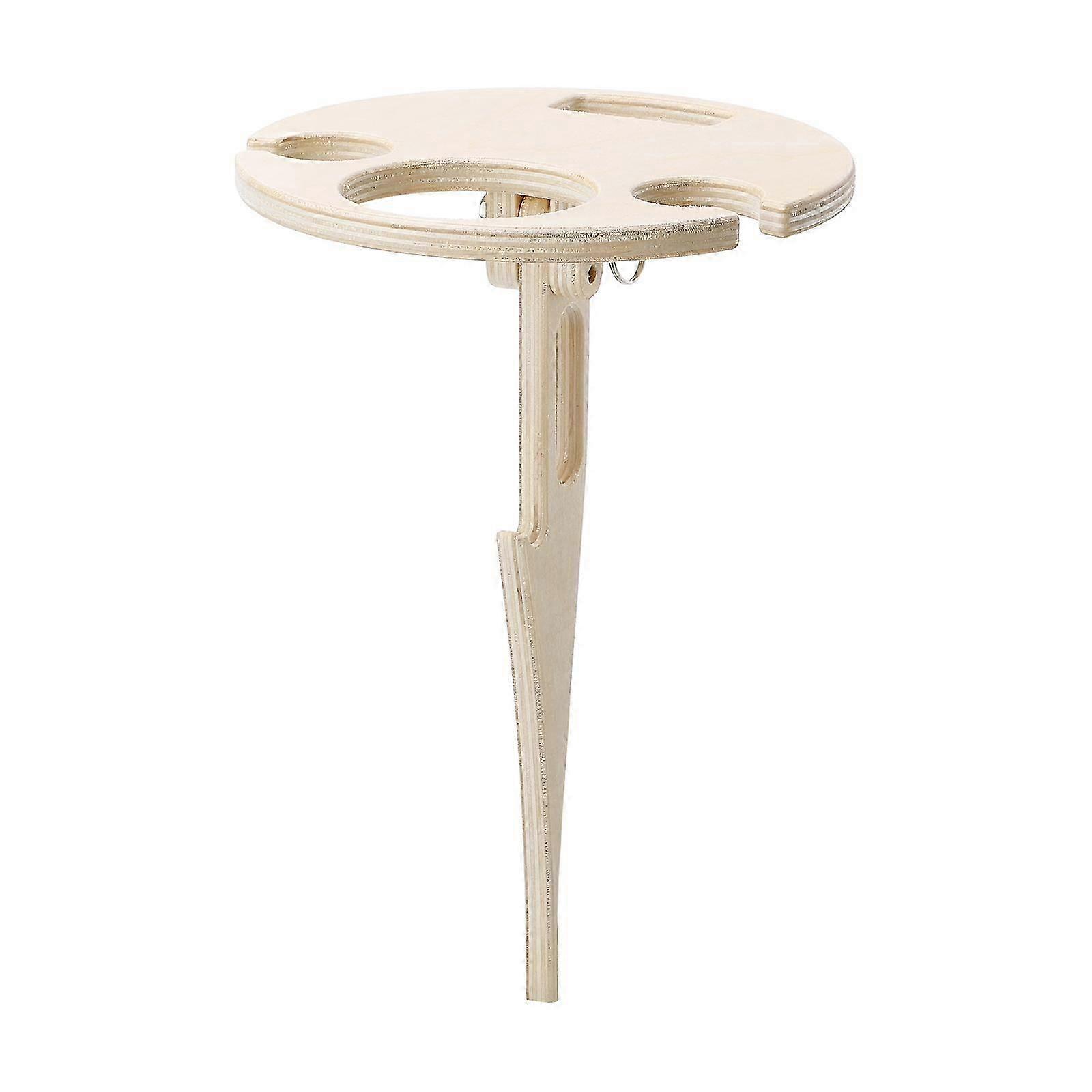 (Order Note: Boxed) Outdoor Folding Wine Table Beach Portable Wine Table Picnic Camping Outd