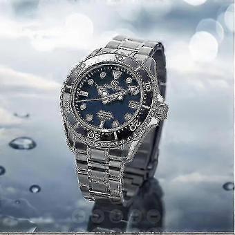 New Grand Seiko Luxury Watch Crown Blue Lion Gs Seiko Quartz Movement Men's Watch Fashion Business Sports Watch 25-26s