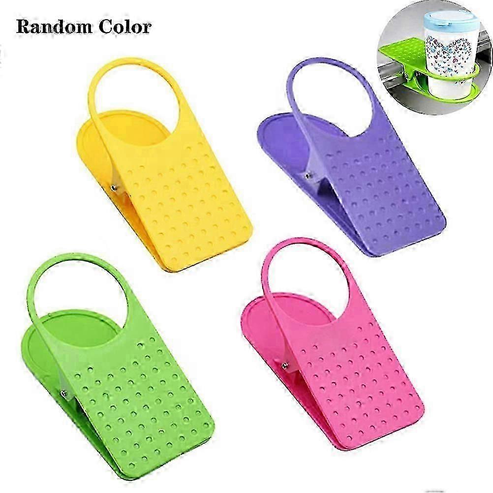 Versatile Desk Cup Clamp, Portable Table Drink Holder, Space-Saving Water Bottle Clip