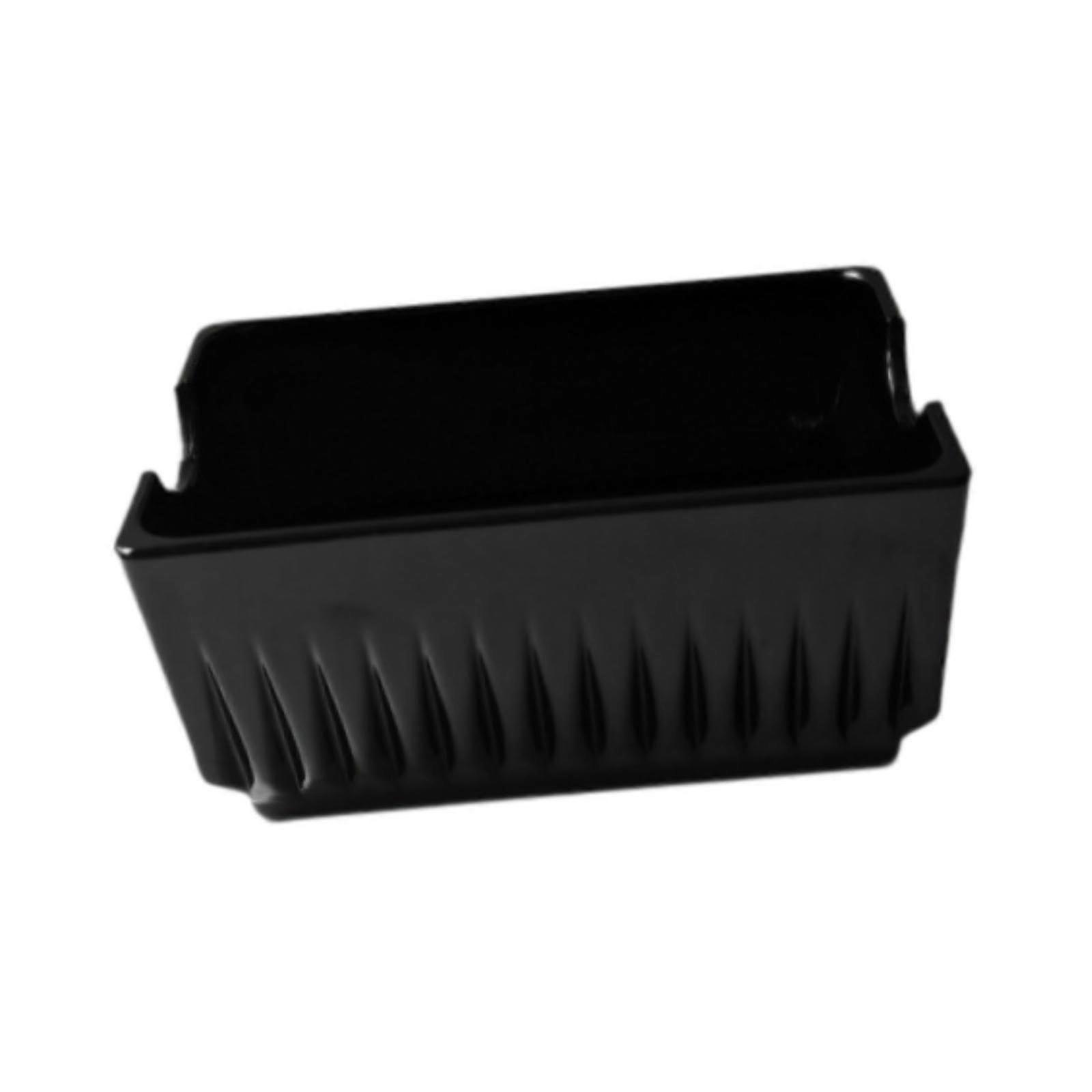 Clear Acrylic Tea Bag Organizer with 2 Compartments for Sugar Packets Coffee Condiments Storage Box