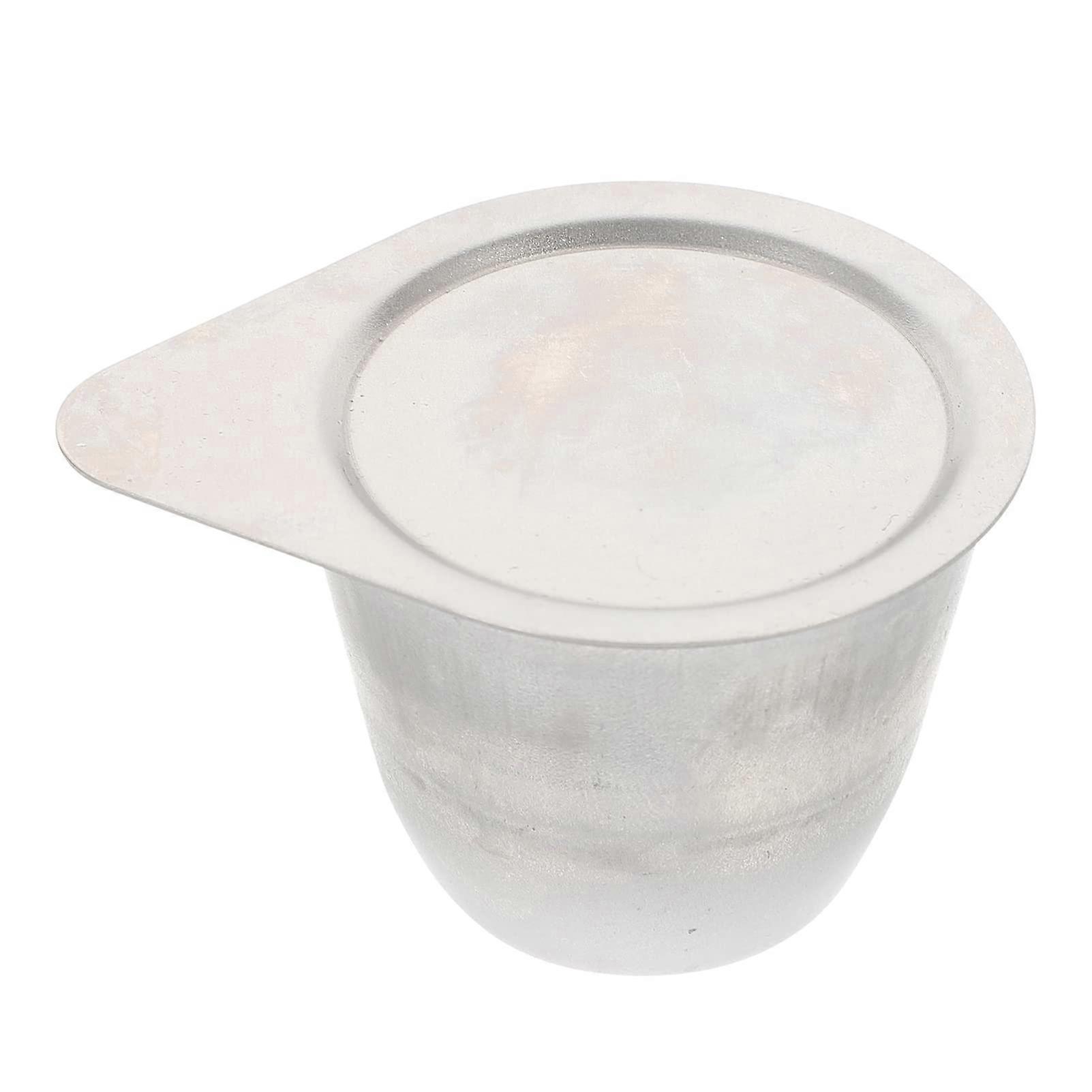 Porcelain Crucible with Lid 50ml  Temperature Ceramic Crucible for Laboratory Use