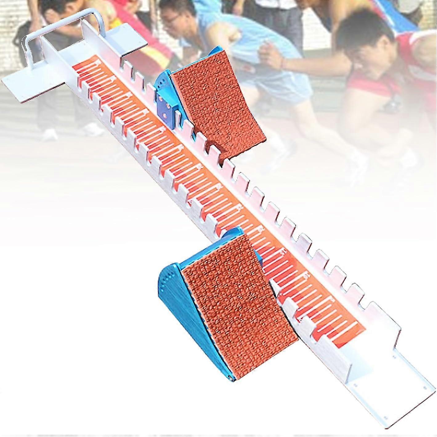 Starting Blocks with Adjustable Angle Tall Pedals for Track and Field Athletics Competitions