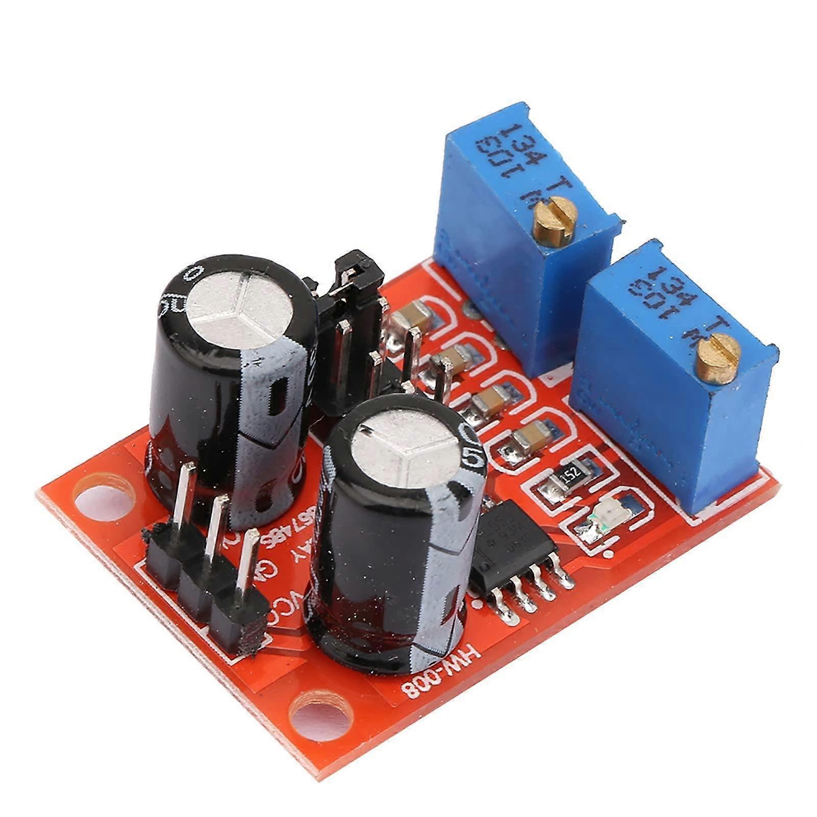 5Pcs NE555 Signal Generator Module, Adjustable Pulse Frequency and Duty Cycle, DC 515V