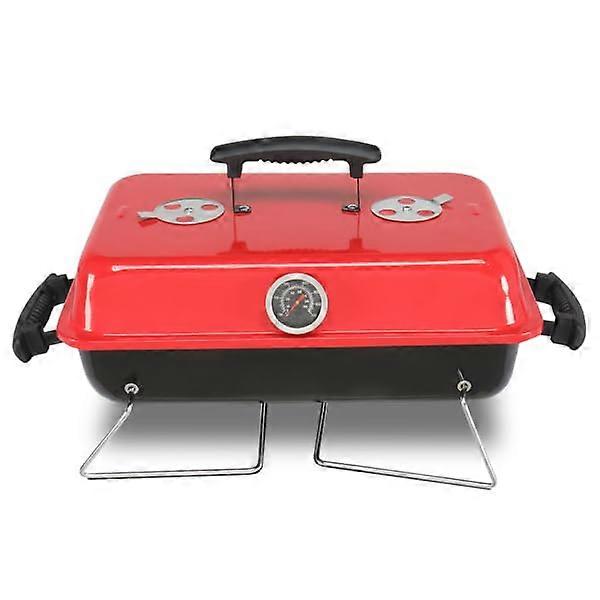 Portable Charcoal Grill with Precise Heat Control, RustResistant Rack for Camping and Picnic