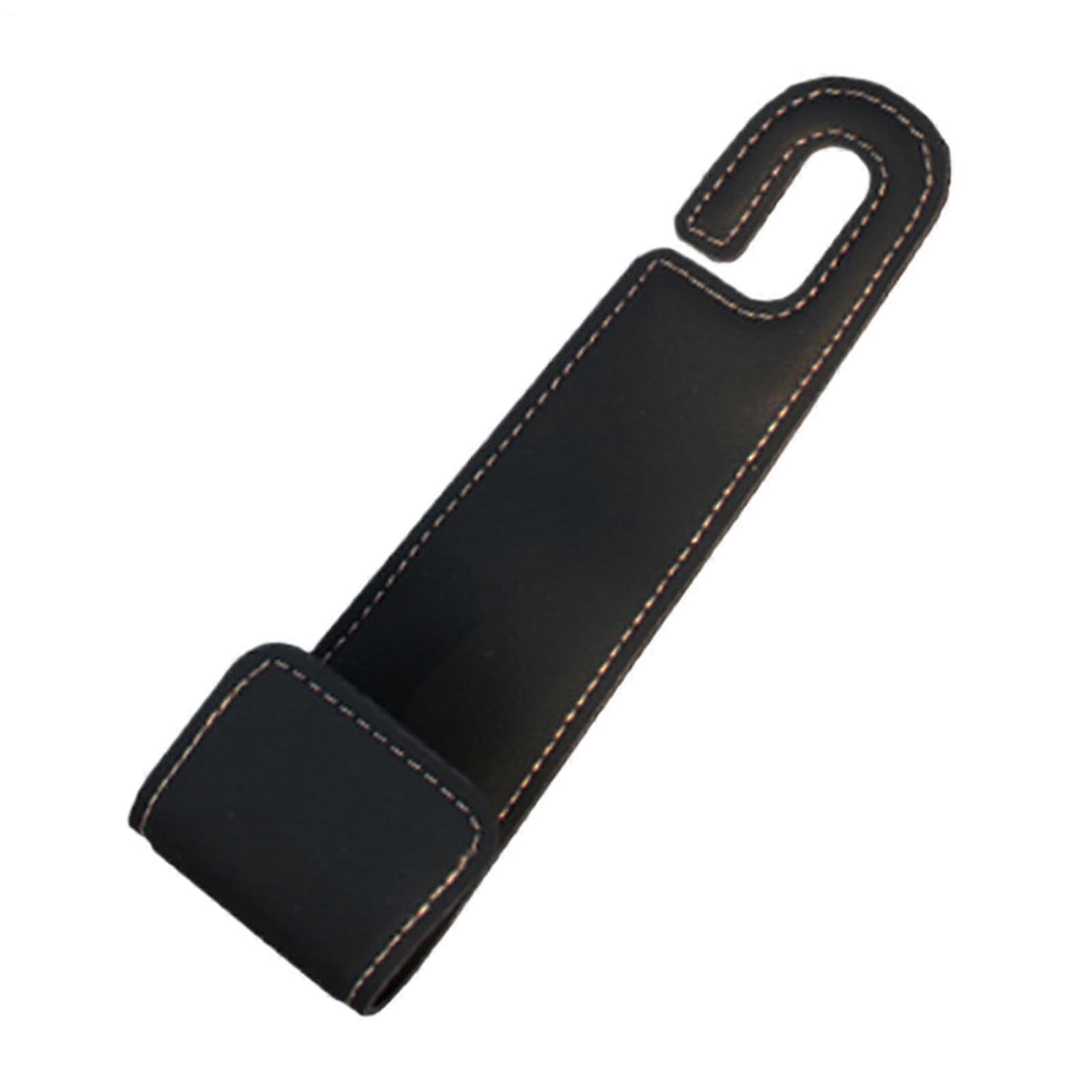 Car Headrest Hook Leather Seat Organizer Hanger Universal WearResistant Tool Installation