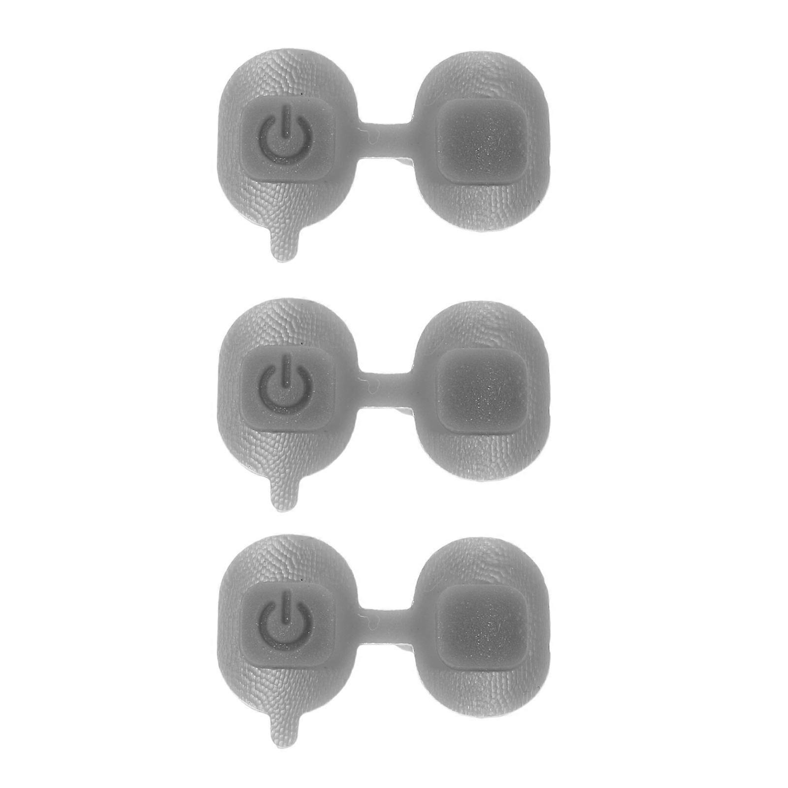 3pcs Wireless Mic Power Button - Replacement Silicone Microphone Power Key - Handheld Audio Equipment Part Compatible with Shure