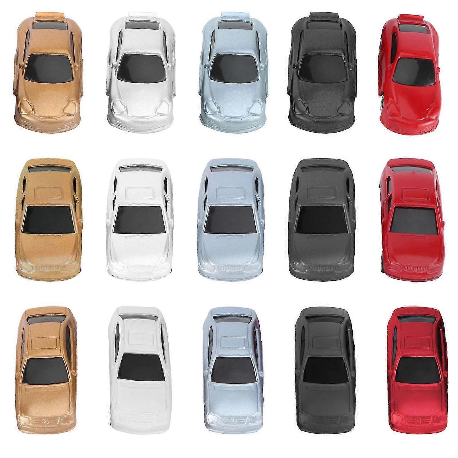 Table Model Sand Table Car Model for Decor 50Pcs Assorted Colors