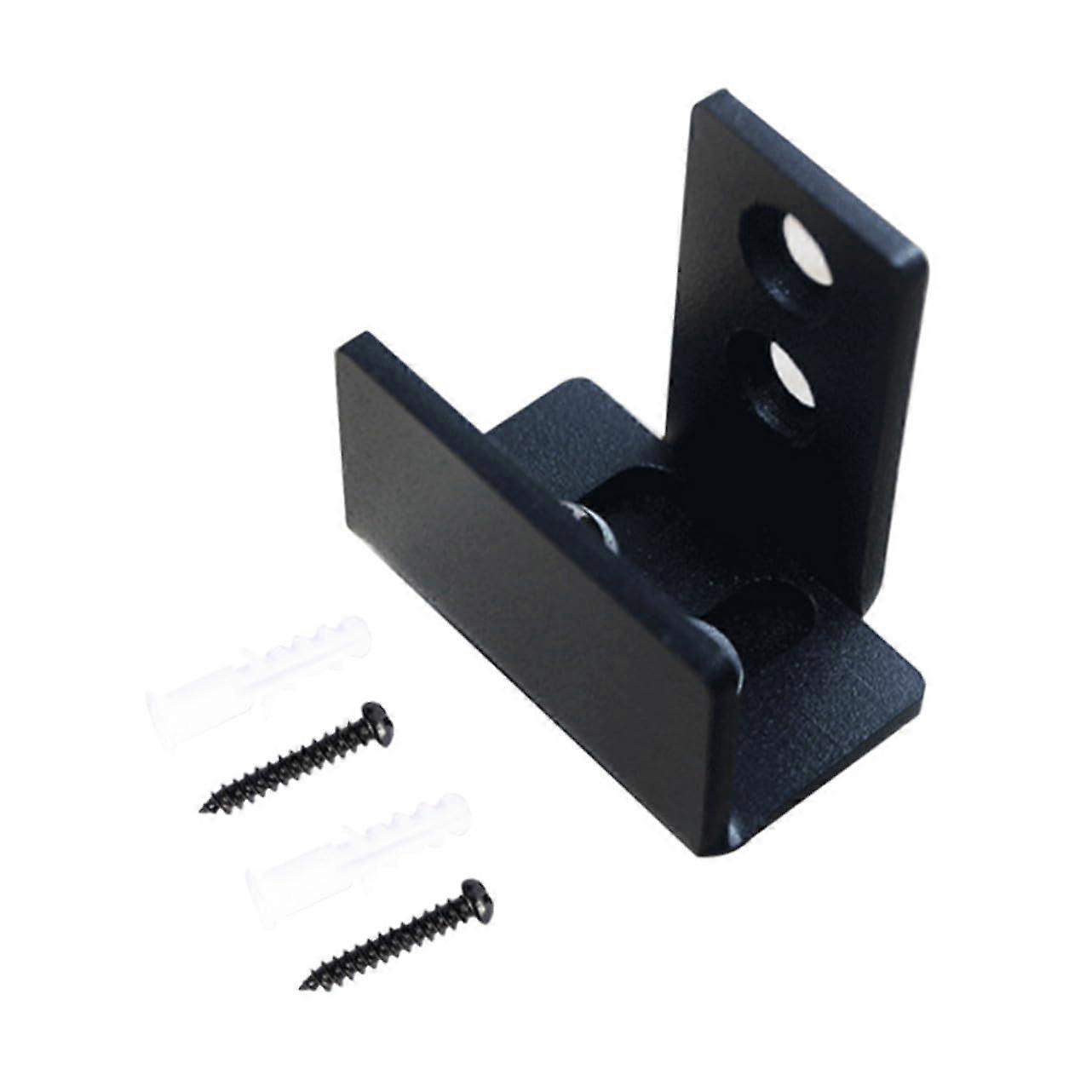 Adjustable Wall Mount Barn Door Floor Guide with AntiSwing Bottom Roller for Smooth Quiet Operation