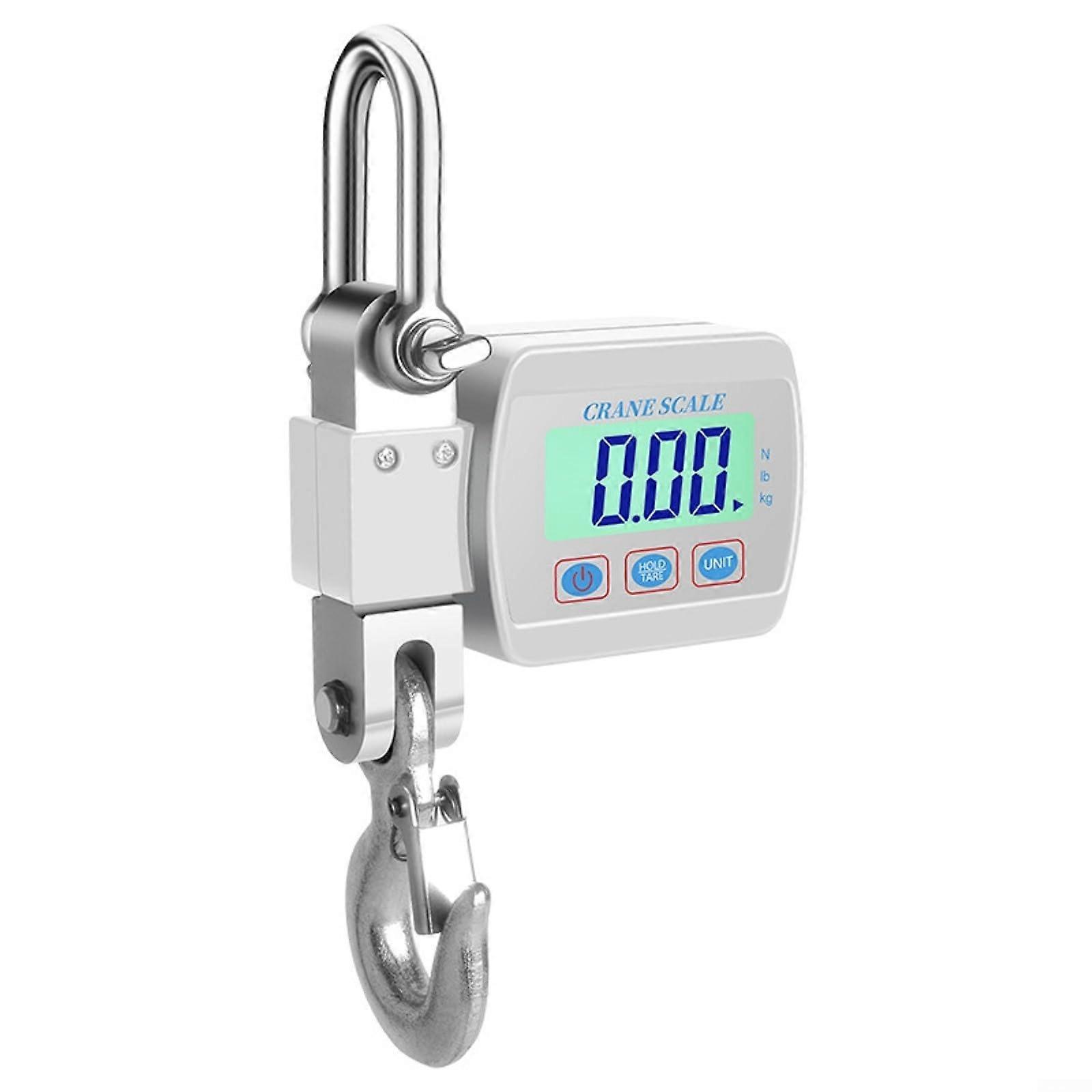 500kg Digital Crane Scale with Large LCD Display, Accurate Sensor, Alloy Shell for Metal Industry