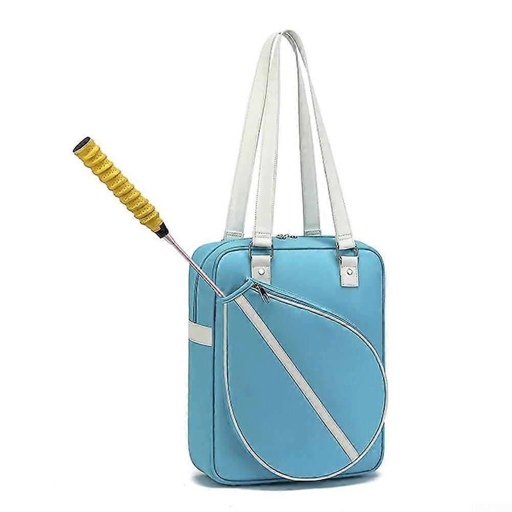 Waterproof Badminton Racket Bag with Large Capacity, Protective Compartment and Long Shoulder Straps