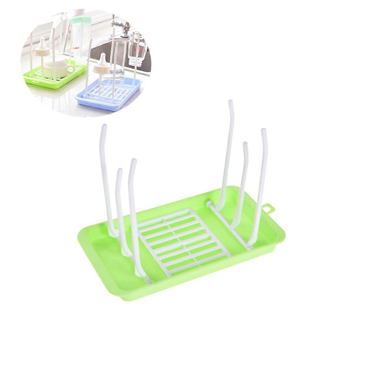 Baby Bottle Drying Rack with SpaceSaving Vertical Foldable Design for Compact Storage and Travel
