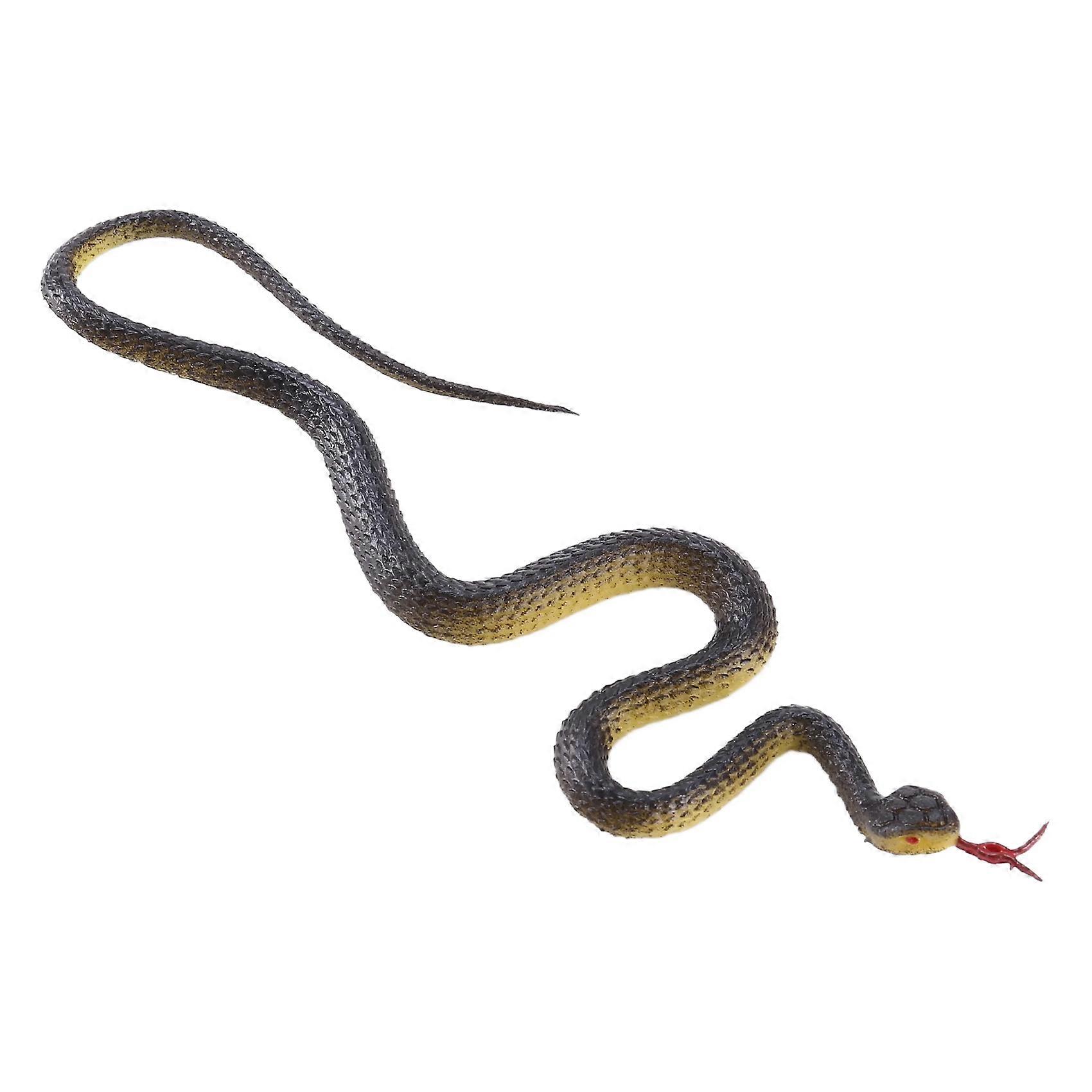 Rubber Snake Pretend Trick Toy Garden Props