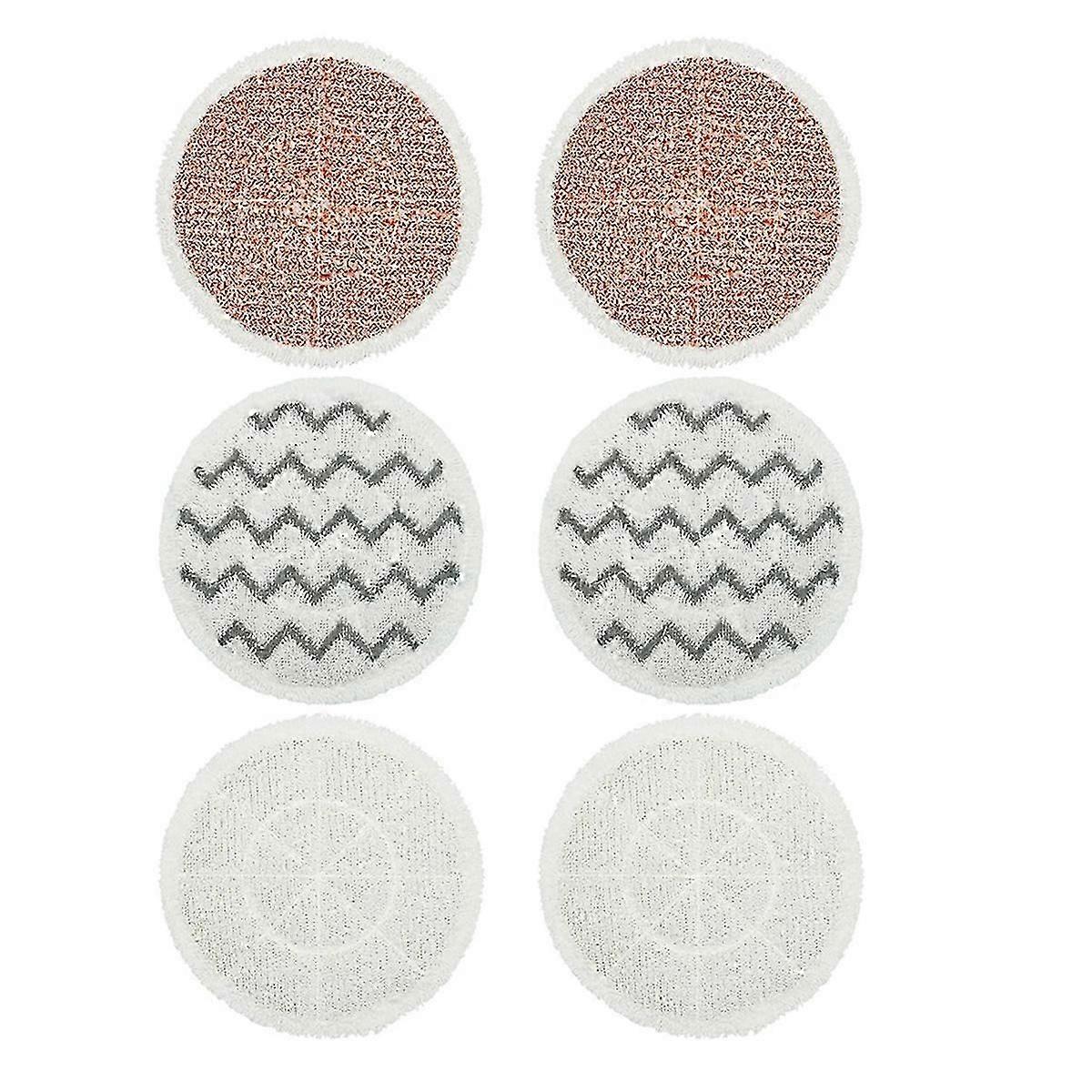 6Pcs for Bissell SpinWave Scrubbing Steam Mop Replacement Pad