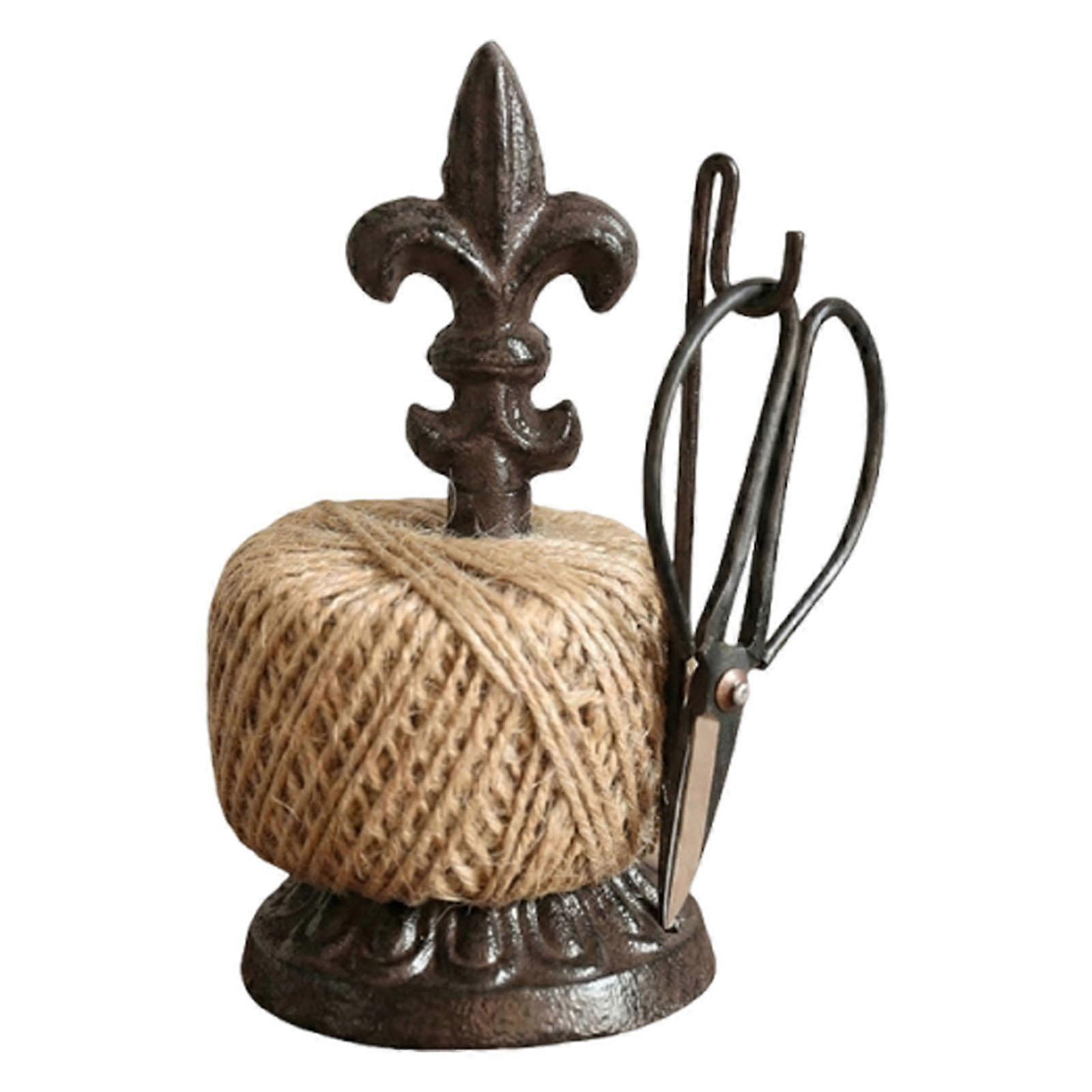 Jute Twine Ball String and Scissors Holder Gift Durability Sturdy Twine Rack