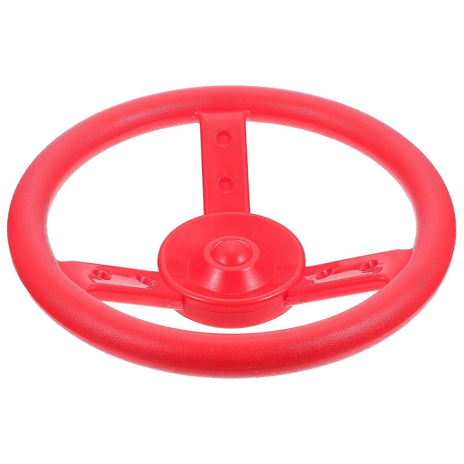 Red Plastic Swing Disc Large Round Swing Disk for Children Playing Toy