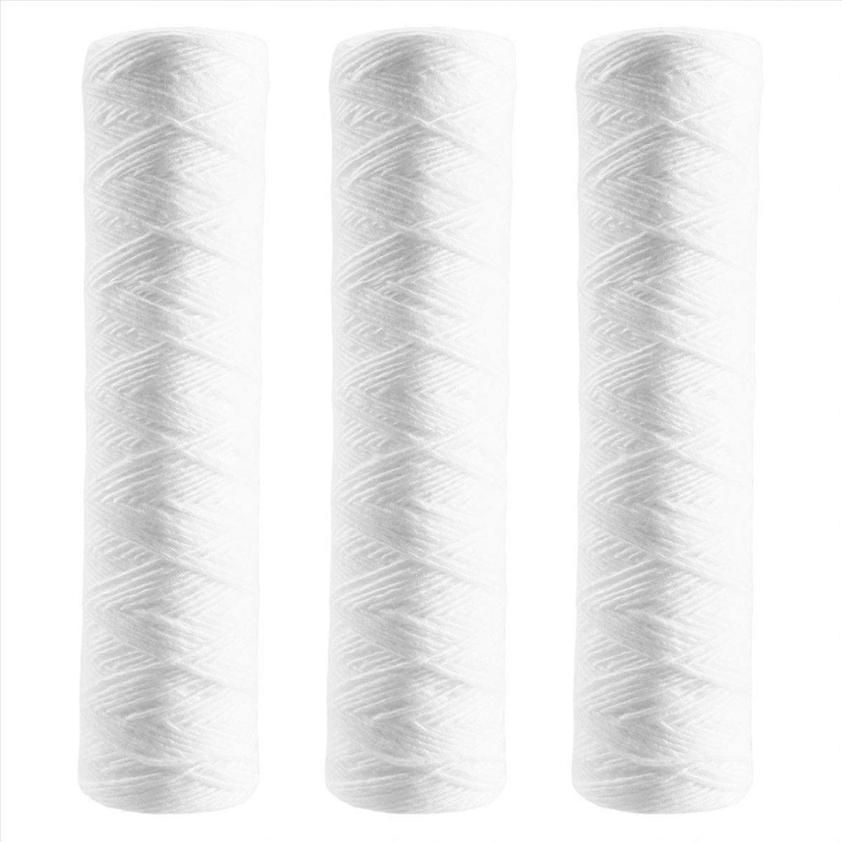 3Pc Water Purifier 10 Inch String 5 Micrometre PP Filter