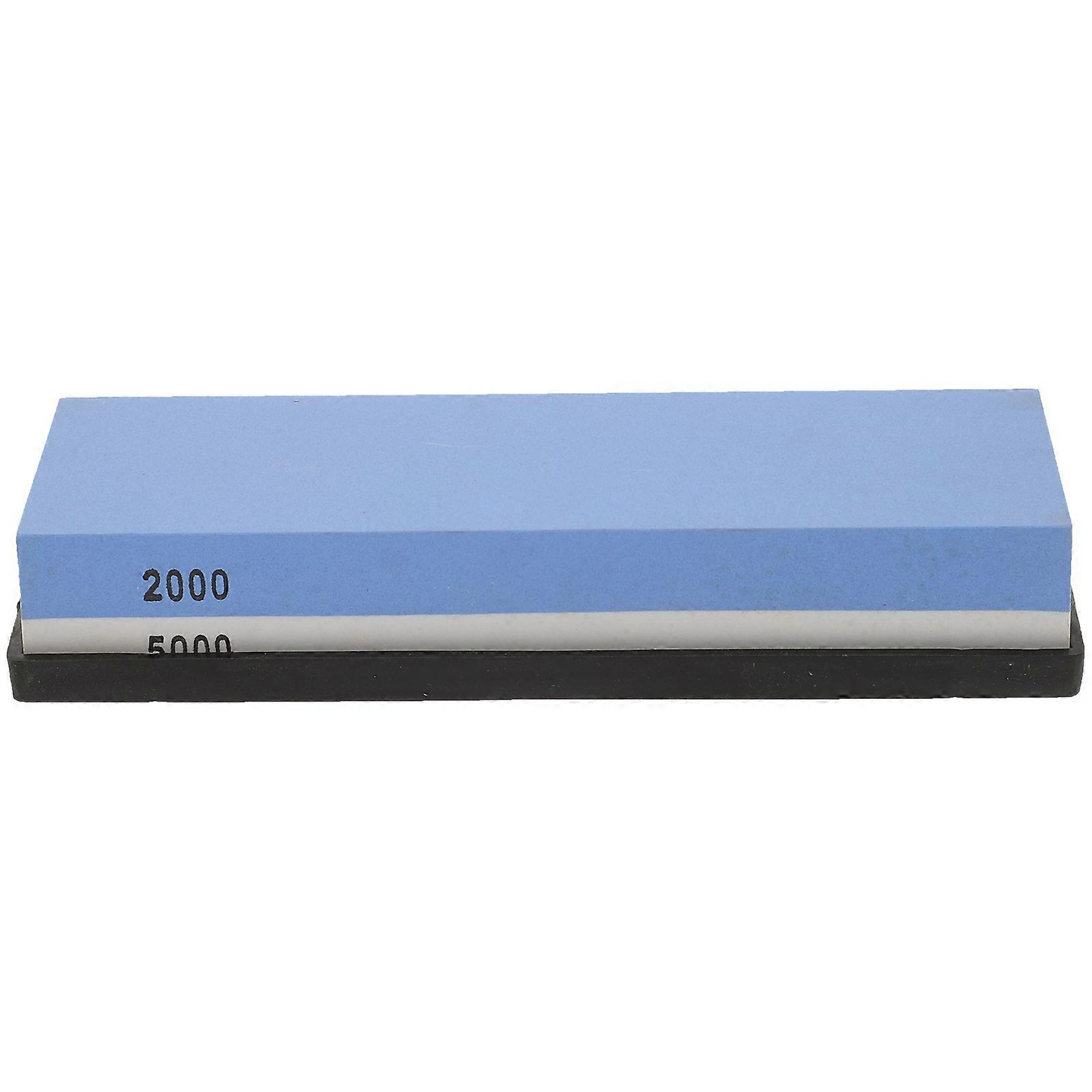 Professional Sharpening Stone Whetstone Rectangular White Corundum for Scissors Choppers Outdoor Use 1Pcs