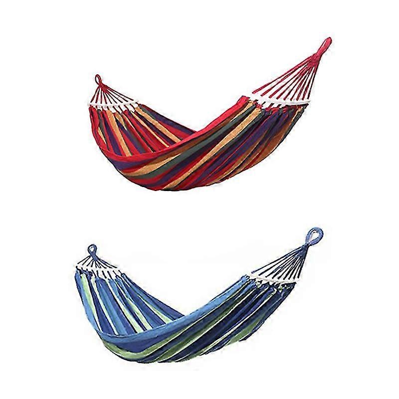 Camping Hammock, Thickened and Durable Canvas, Single Hammock, Travel Swing