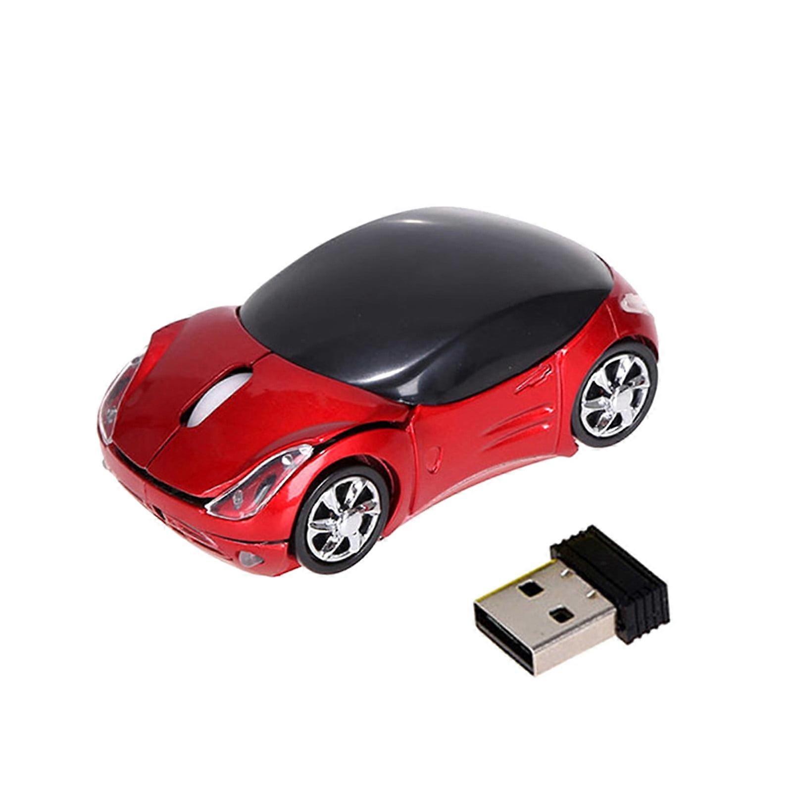 Wireless Mouse Car Mouse, Cool Car Shape Mouse 2.4Ghz Wireless Mouse, Car Computer Mouse for Laptop PC