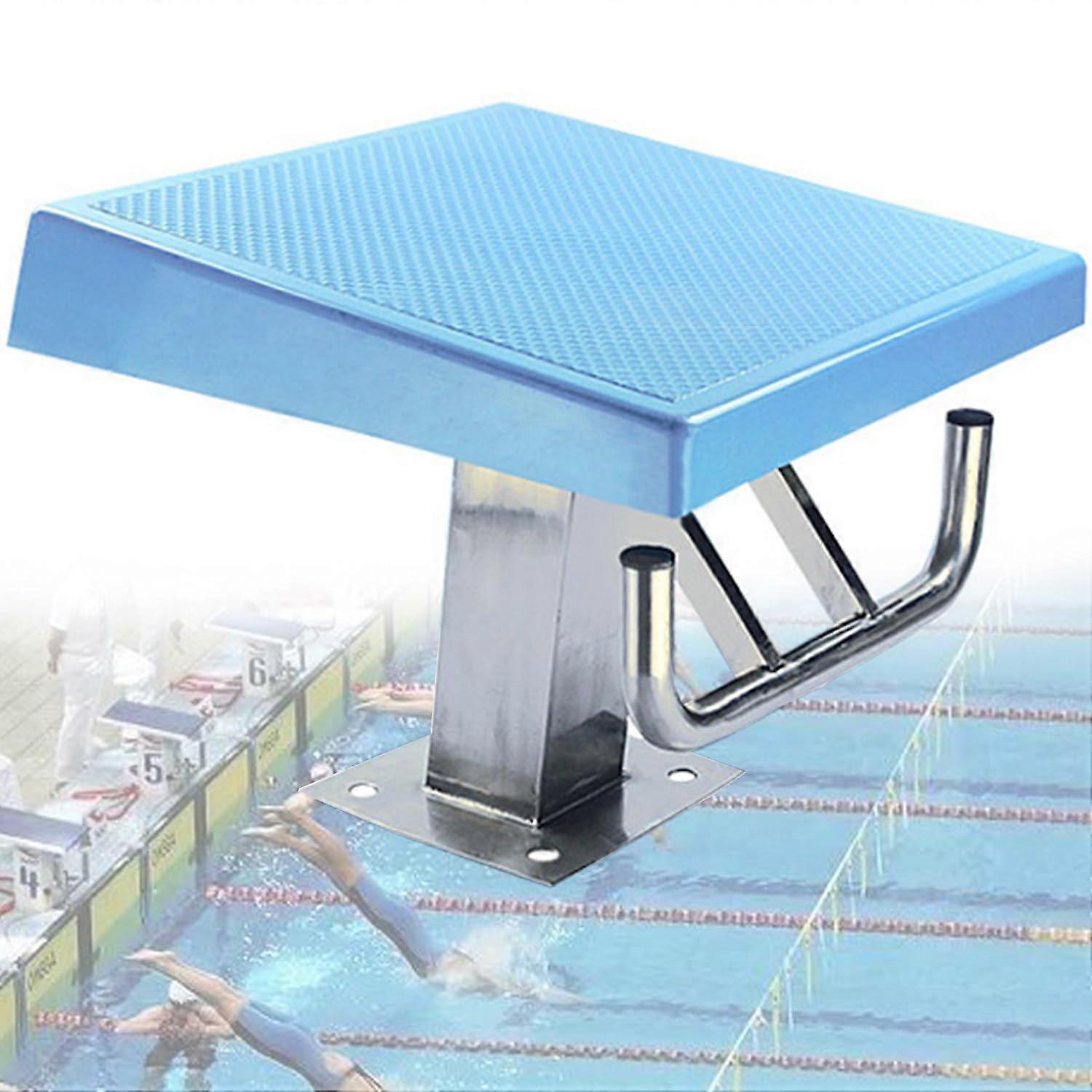 Diving Starting Platform with NonSlip Surface and CorrosionResistant Frame for Competition Pools
