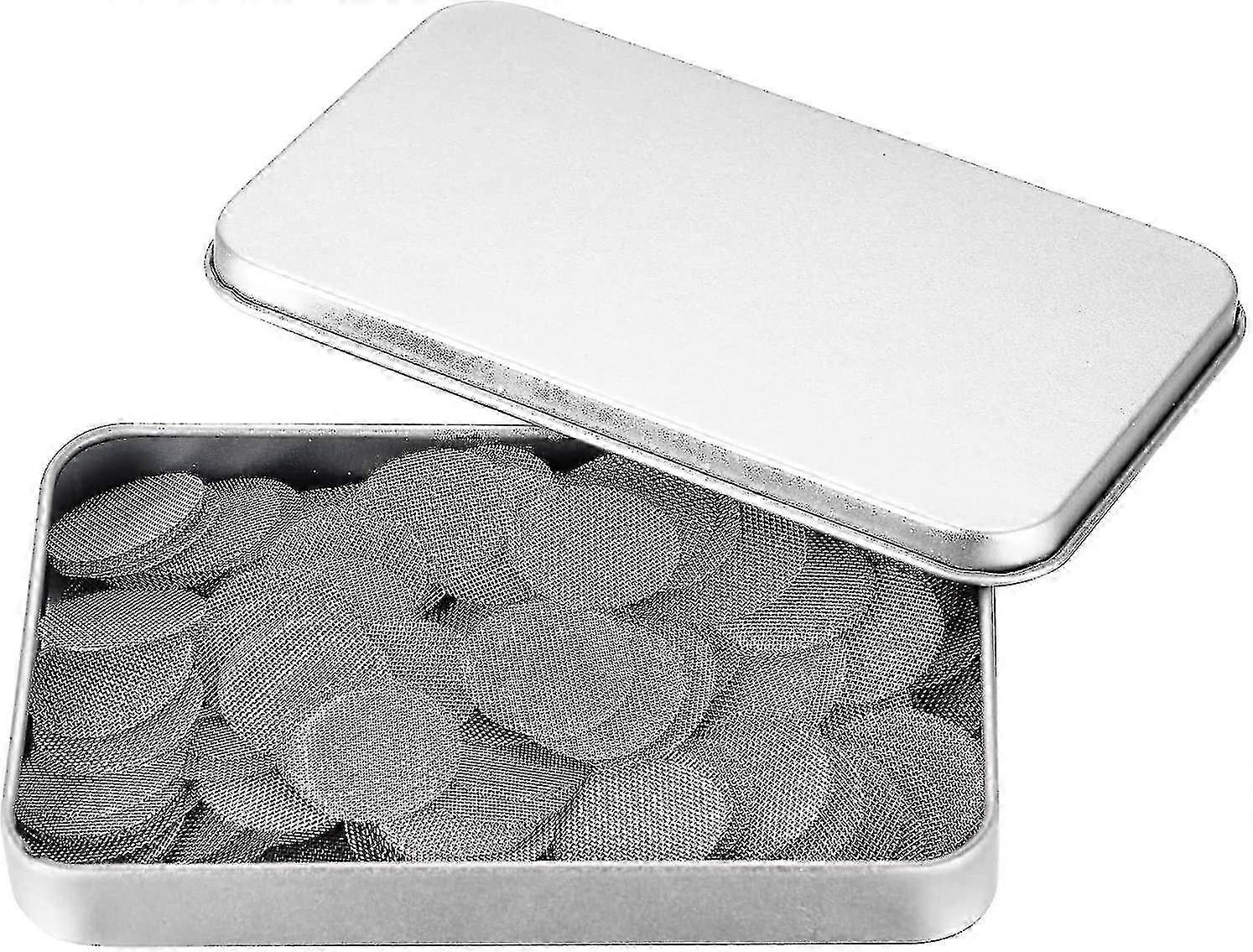 Conjunto de 200 telas de aço inoxidável para tubos de 0,75 polegadas com caixa.