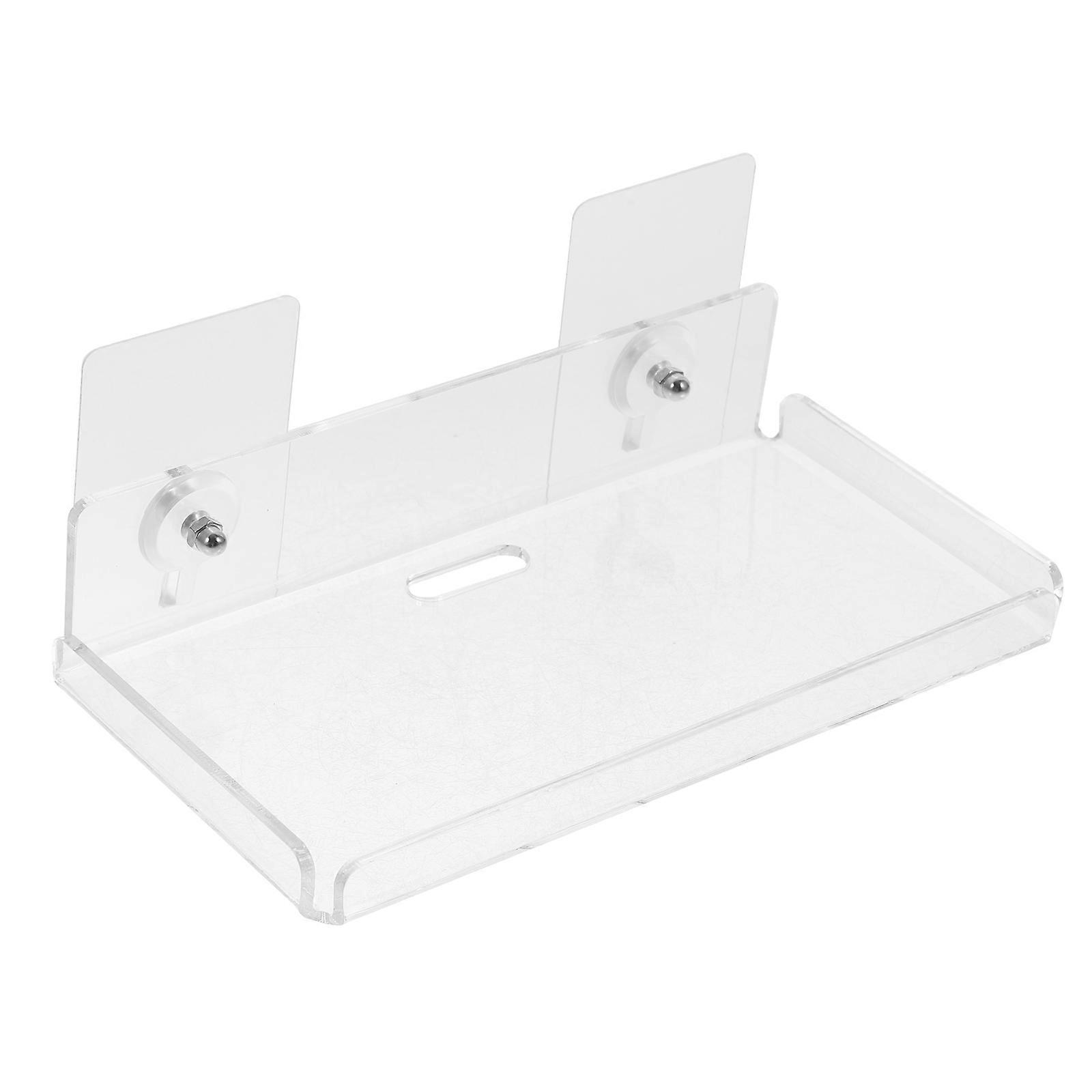 Acrylic Wall Mounted Camera Shelf for Floating Security Camera Stand 2Sets