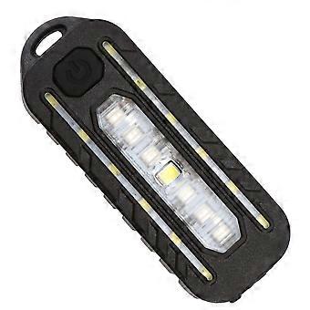 LED-borst- en achterlicht met tweekleurige, USB-oplaadbare clip voor wandelen en fietsen in het donker.