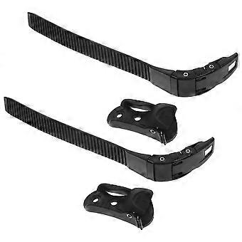 Black Roller Shoes Buckle Straps with 6Pcs Replaceable Parts