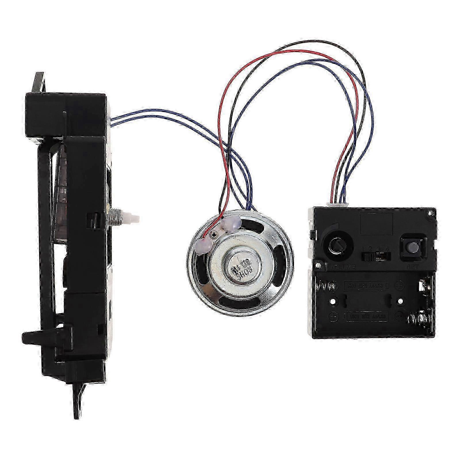 Music Box Pendulum Clock Movement with Hourly Chime Function 1Set for Replacement
