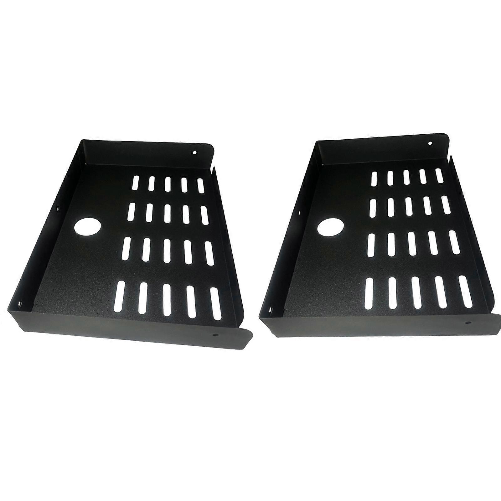 Sturdy Iron Floating Shelf Space Efficient Wall Mounted Storage for Organizing Router Cable Box & Electronics On Wall Multicolor