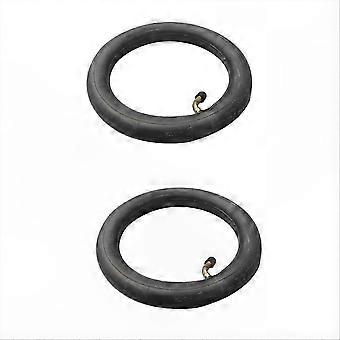 2-Pack 8" x 1-1/4" Scooter Inner Tubes with Angled Valve for Folding Bikes, Electric or Gas Scooters