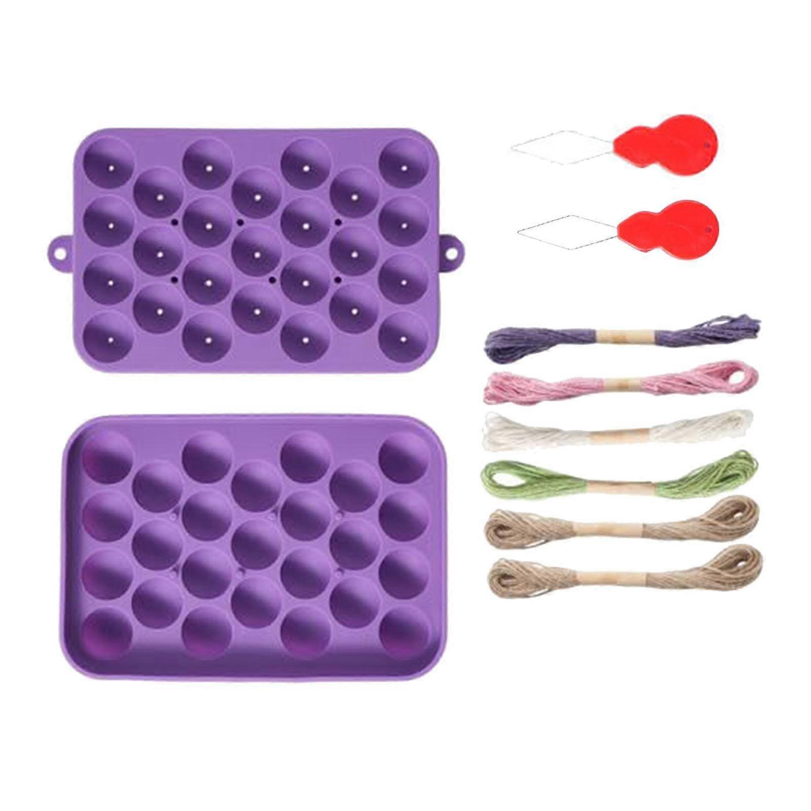 DIY Soap Making Kit Reusable Portable Versatile with Rope Silicone Maker for