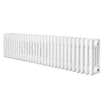Traditional 4 Column Radiator 300mm x 1370mm Modern Central Heating Heater Gloss White Carbon Steel